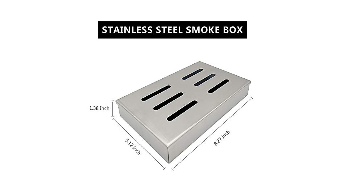 BAIDE PACK Stainless Steel Smoke Box for Grills