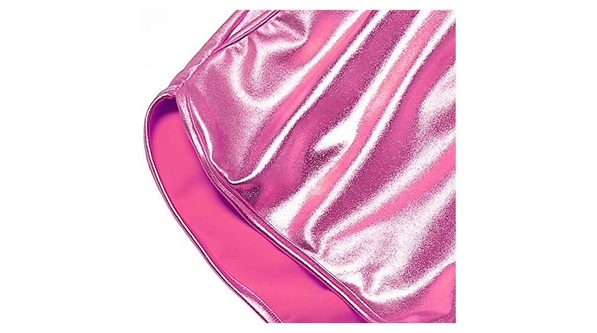 Adult Women's Hot Pink Metallic Short main image 1