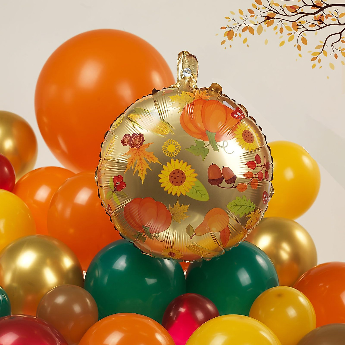Fall Colors Balloon Garland Kit for Autumn Celebrations