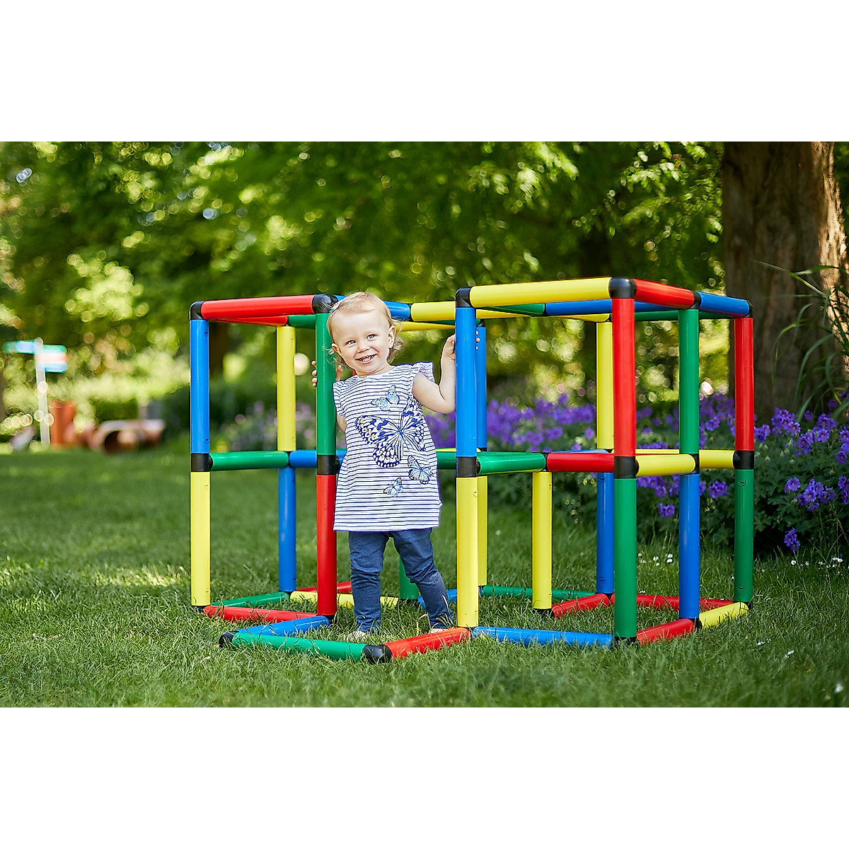 Quadro Climbing Pyramid - Rugged Jungle Gym for Kids