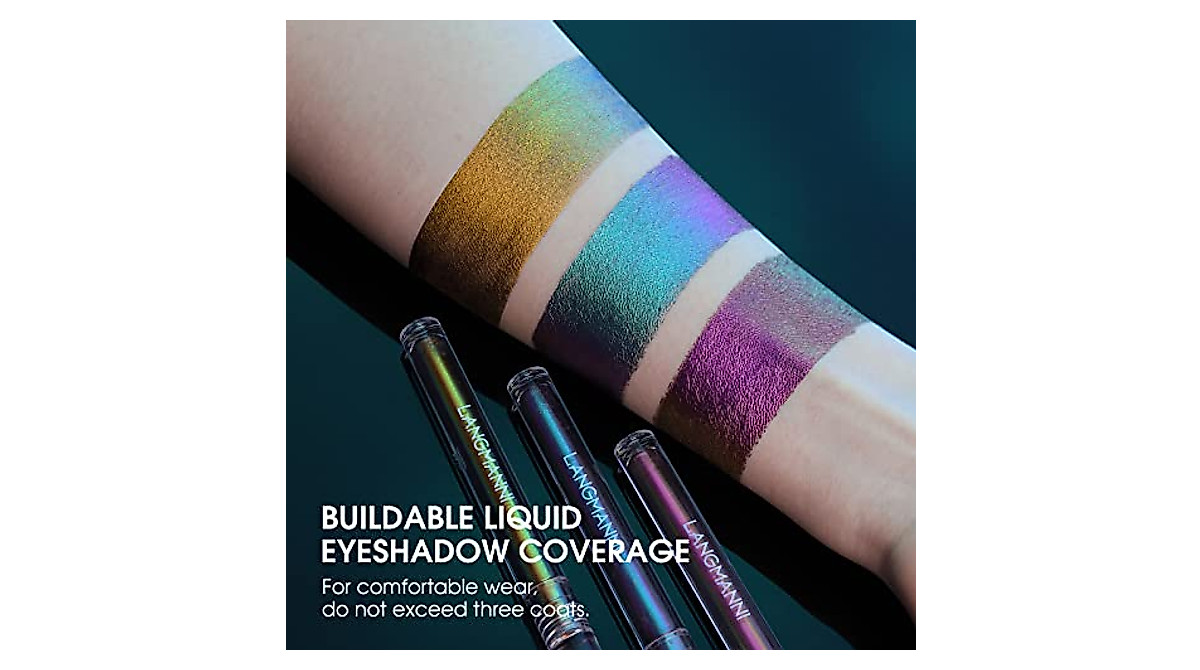 Liquid Glitter Eyeshadow Kit - Multichrome, Long Lasting & Sparkling
