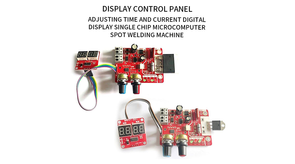 100A Spot Welder Control Board with Digital Display & Adjustable Settings