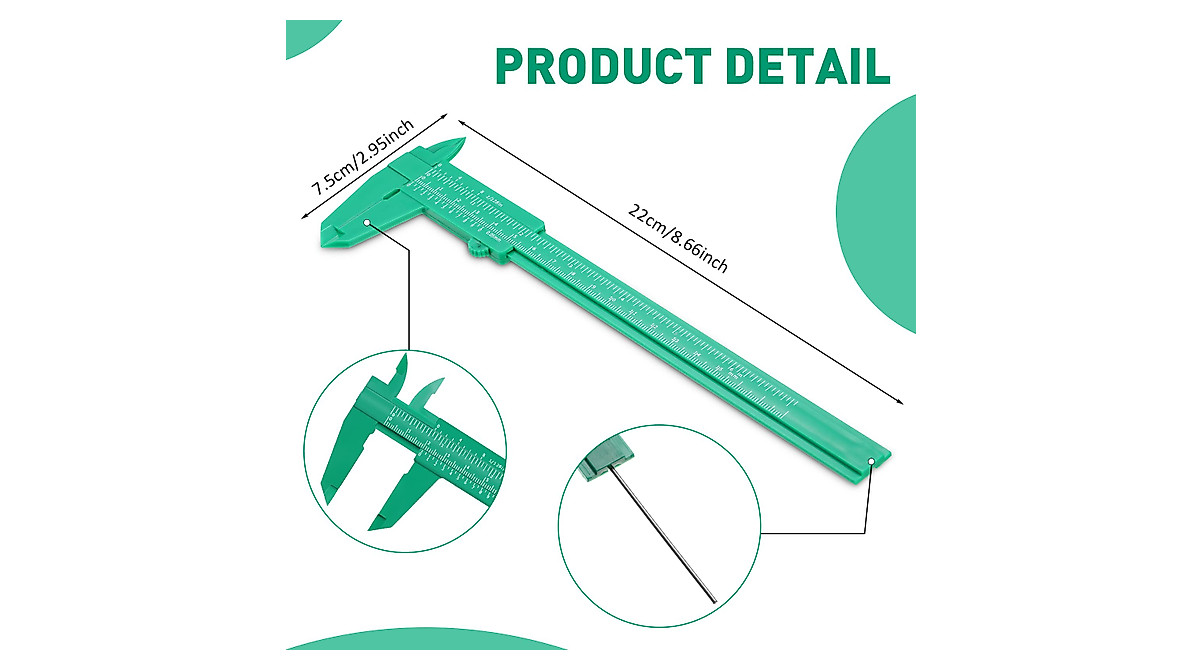 Mini Plastic Caliper 6 Inch for Precise Measuring | Frienda