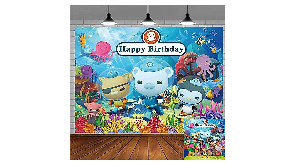 Octonauts Backdrop 7x5ft for Under The Sea Birthday & Photos