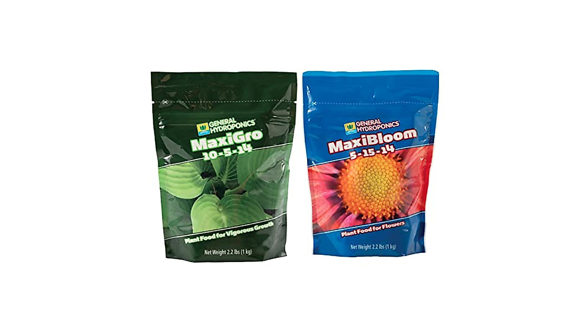 Hydroponics Nutrients Set - MaxiBloom & MaxiGro for Optimal Growth