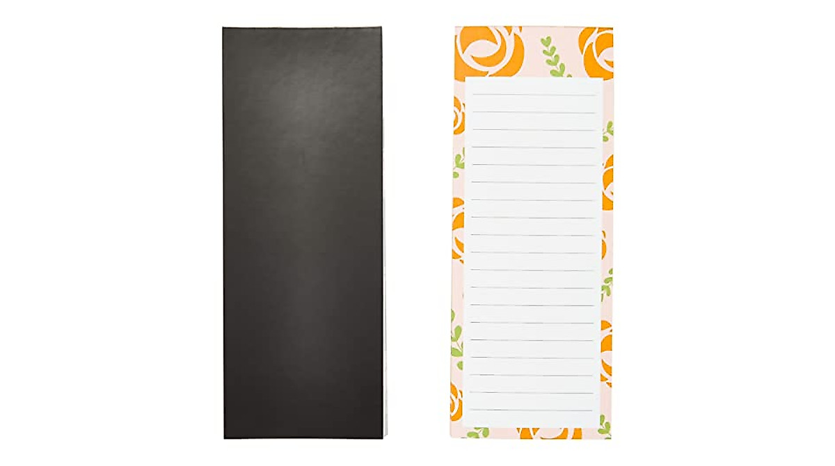 Juvale Floral Magnetic Fridge Notepad - 6 Pack, 60 Sheets