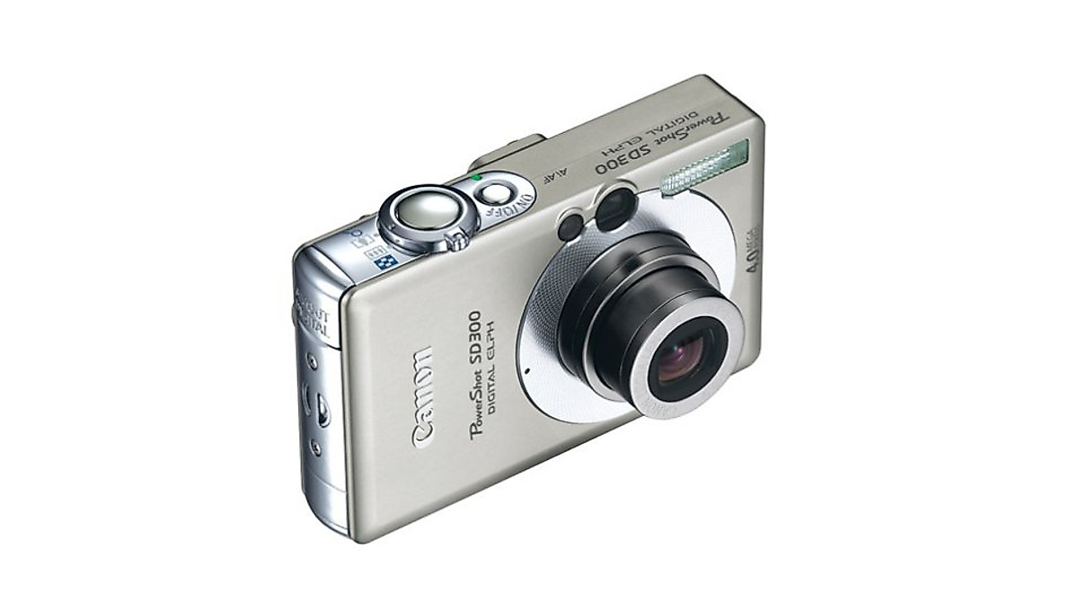 Canon PowerShot SD300 4MP Camera with 3x Optical Zoom - Compact & Stylish