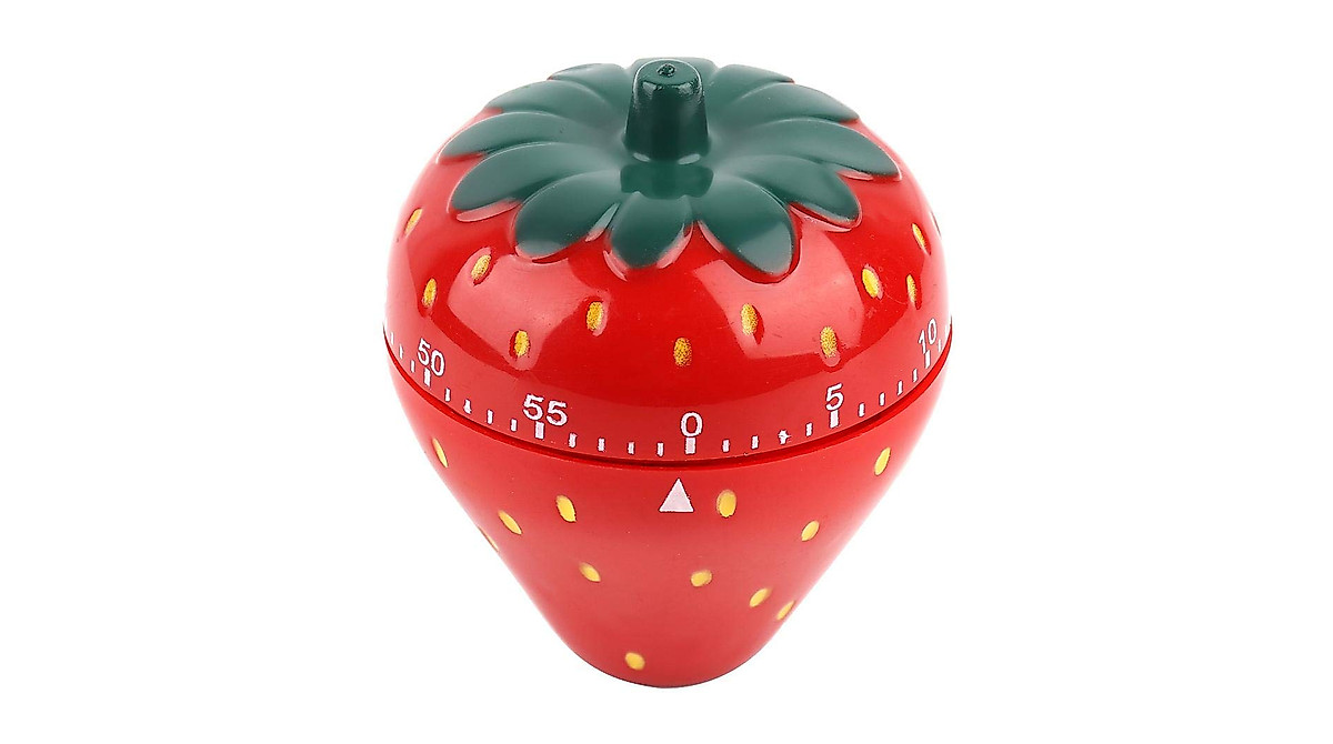 Red Strawberry Kitchen Timer - Perfect Reminder for Cooking