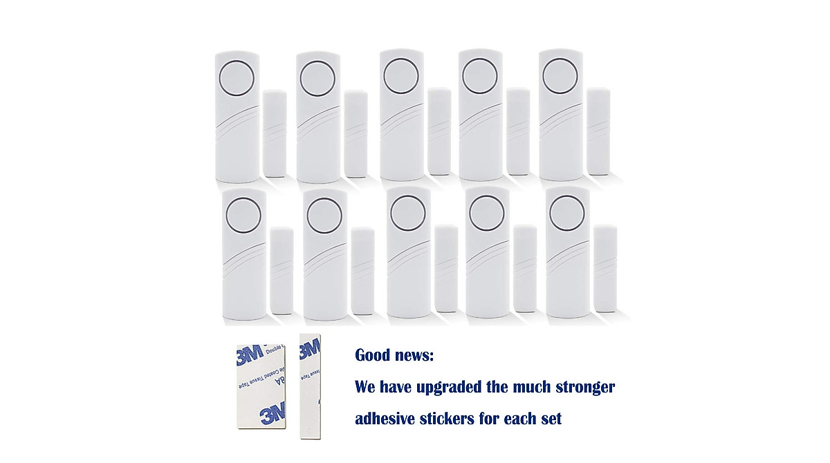 Home Security Alarm System DIY Kit - Magnetic Sensors for Easy Protection