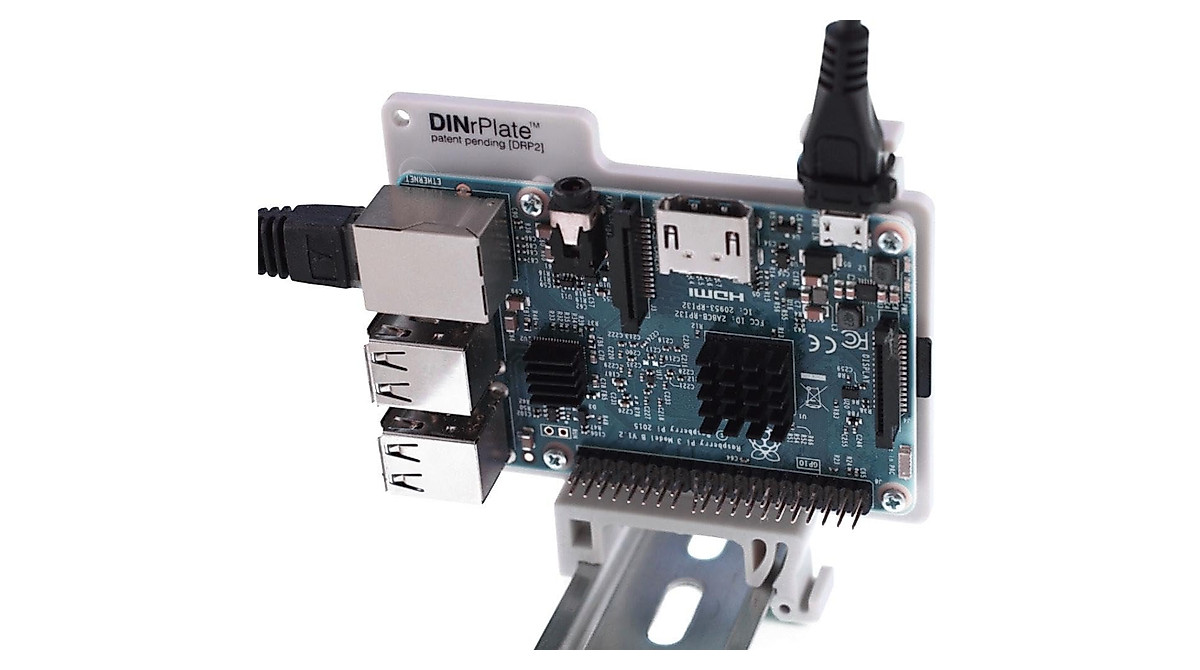 DIN Rail Mount for Raspberry Pi - Compact & Secure Installation