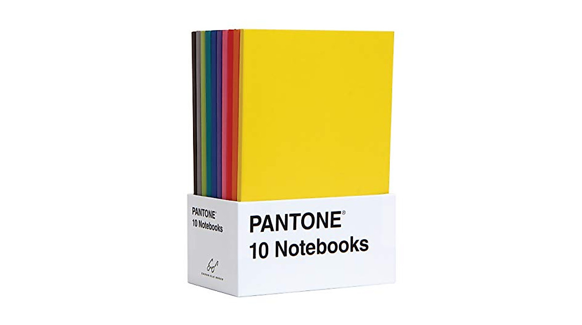Colorful Pantone Notebooks Set of 10 - Practical & Chic
