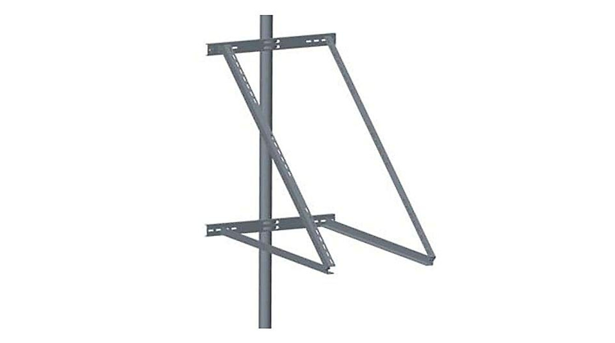 AIMS Power Solar Panel Pole Mount Bracket - Adjustable & Durable