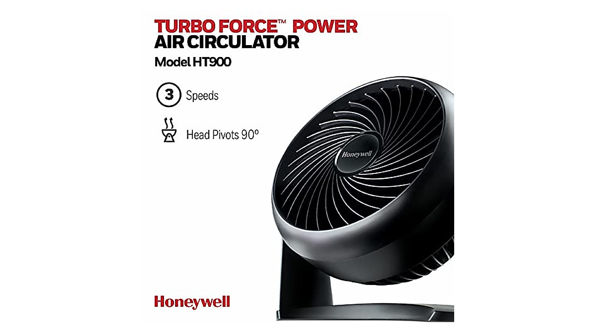 Honeywell Turbo Fan - Powerful, Quiet Cooling for Home & Office