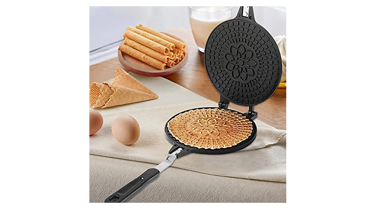 Dyna-Living Waffle Cone Maker Non-Stick Ice Cream Cone Maker