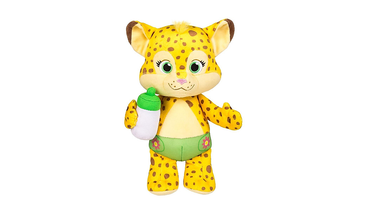 Snap Toys Word Party Franny Plush Cheetah Toy for Kids 18+ Months