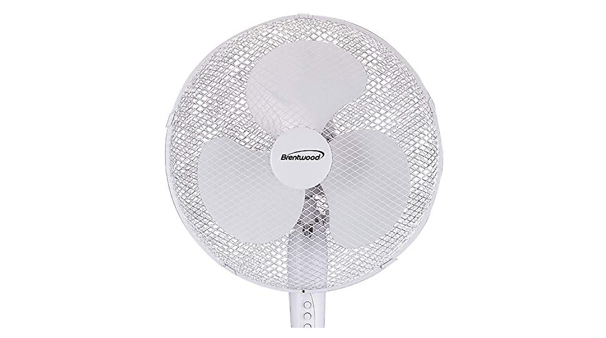 Brentwood Kool Zone 16-Inch Oscillating Fan - 3-Speed