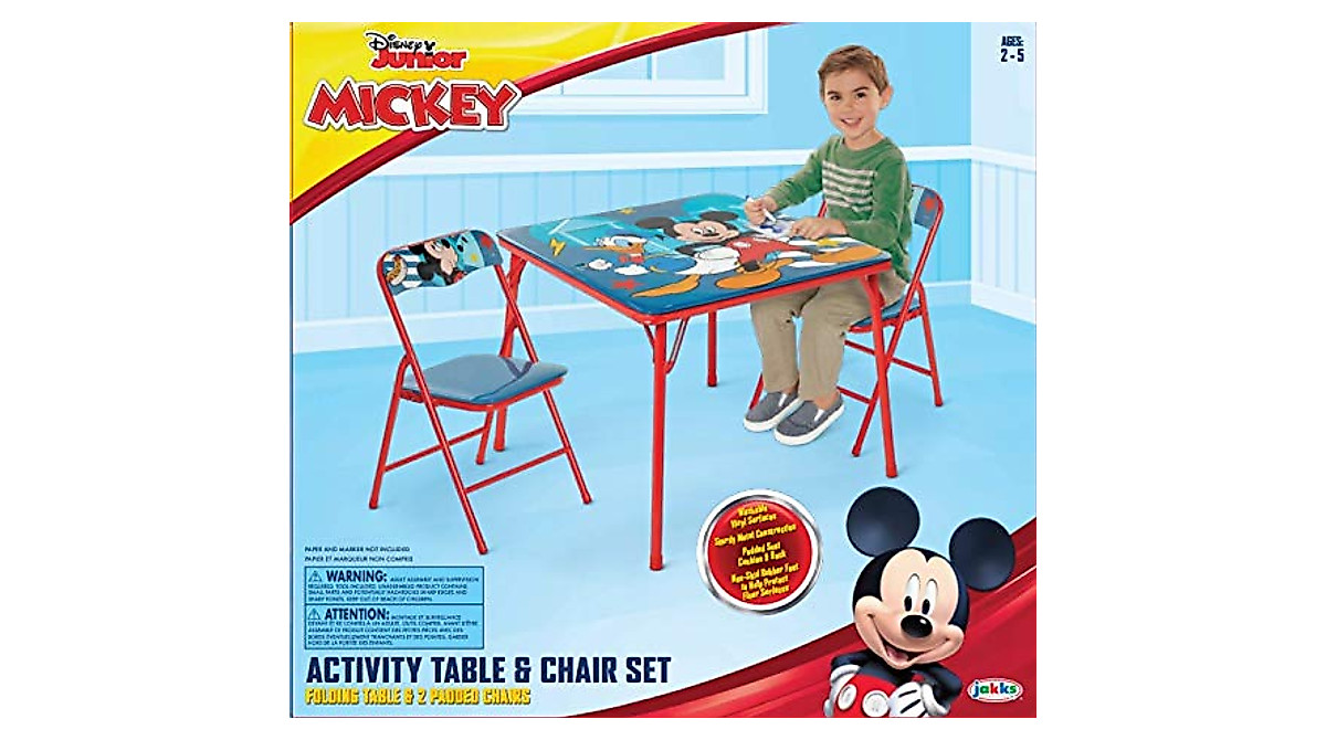 Mickey Mouse Kids Table & Chair Set for Fun Learning