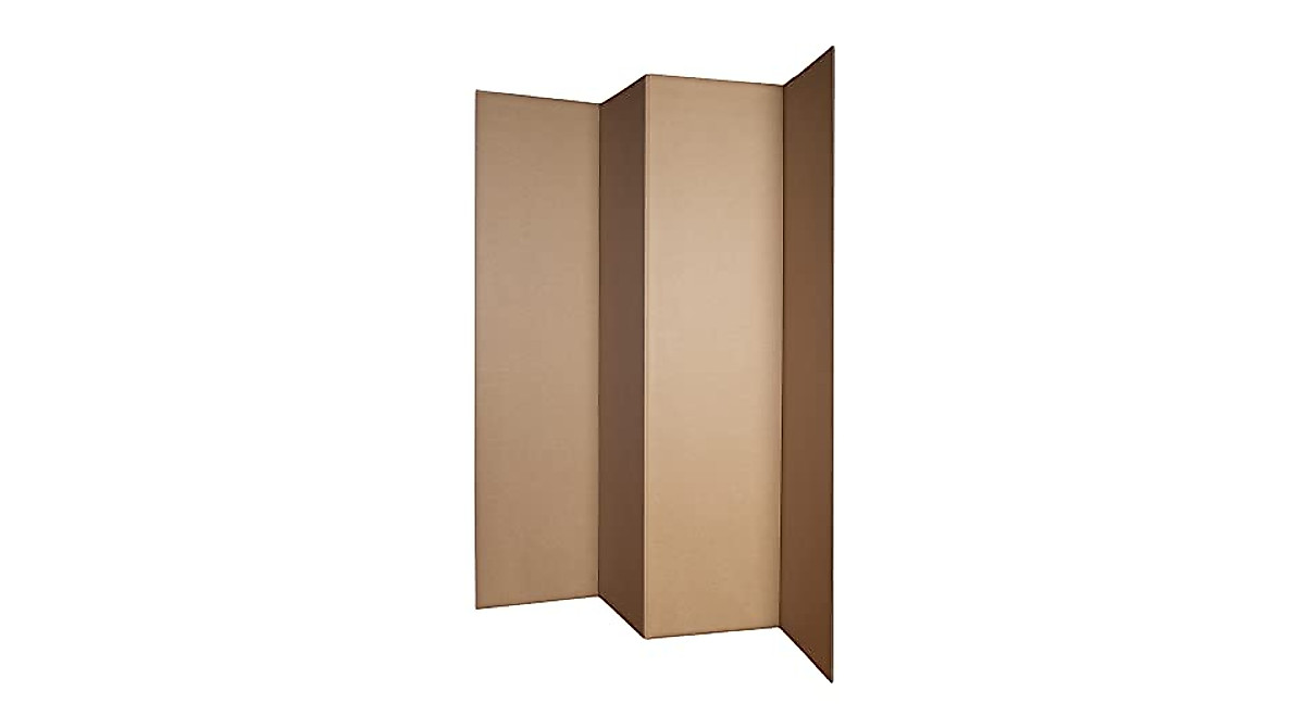 Privacy Room Divider 2-Pack - Kraft Cardboard Solution