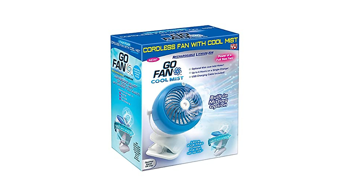 Spark Innovators Go Fan Cool Mist - Portable Personal Cooling Device