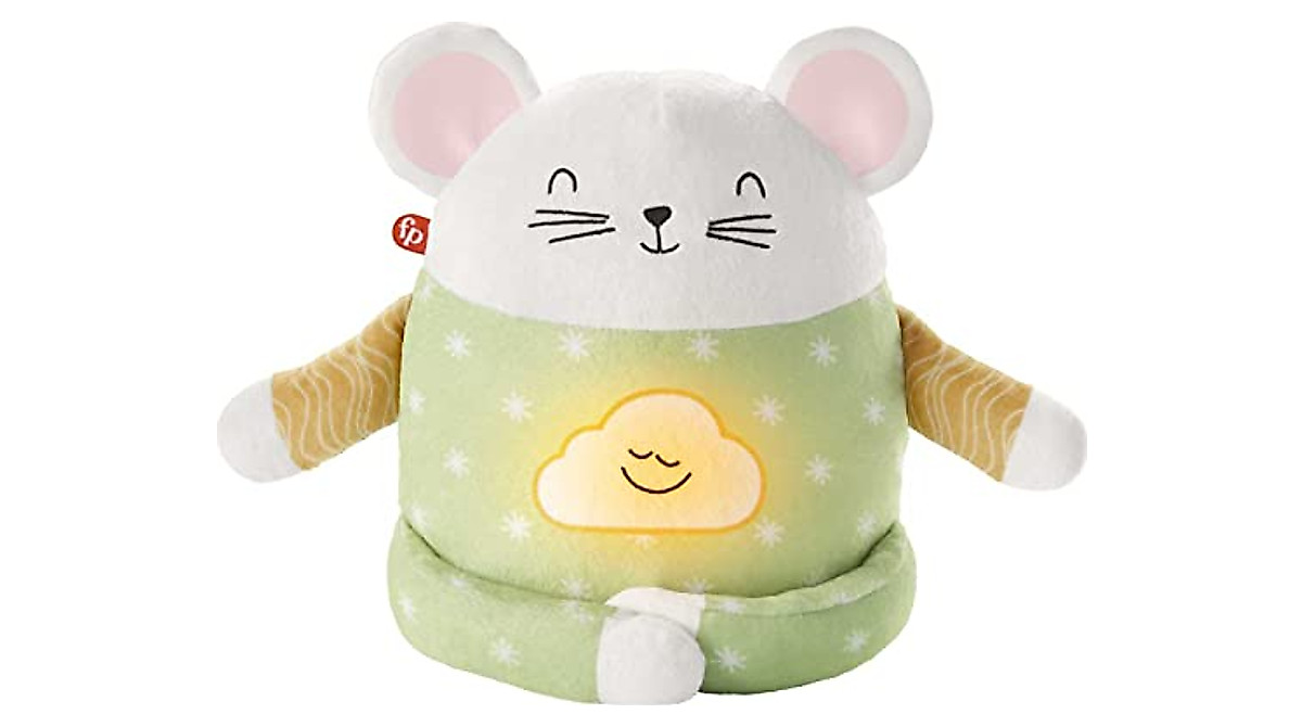 Fisher-Price Meditation Mouse Plush Sound Machine for Toddlers