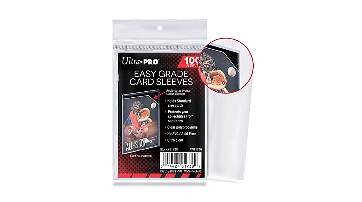 Ultra PRO Easy Grade Card Sleeves - 100 Ct. for Protection