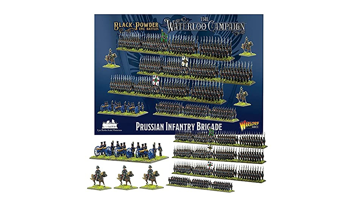 Black Powder War Prussian Infantry Brigade for Wargaming