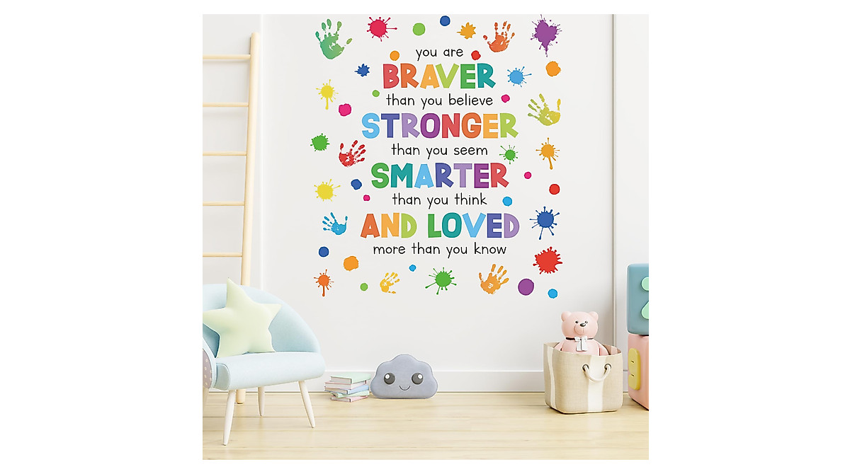 Inspirational Quotes Wall Decals for Kids Rooms