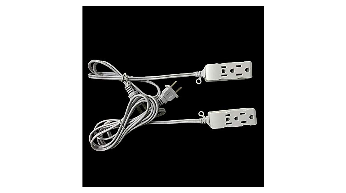 Multi Plug Outlet Extender Box - 3 Outlets & 6Ft Extension Cord