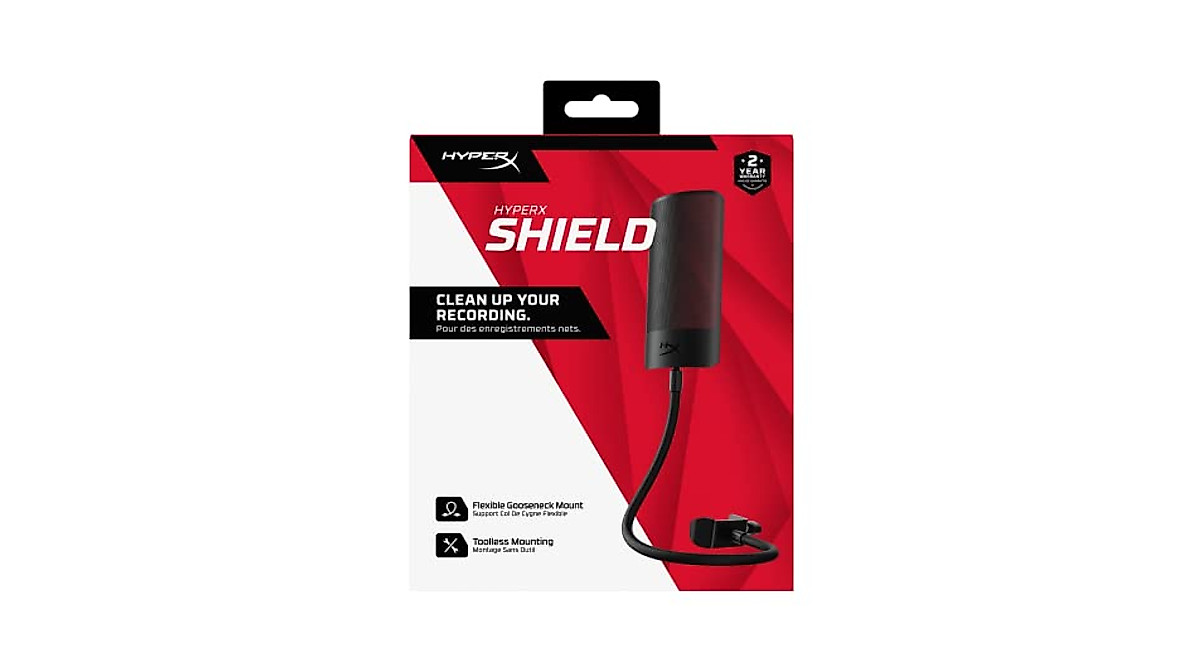 Improve Audio with HyperX Shield Microphone Pop Filter