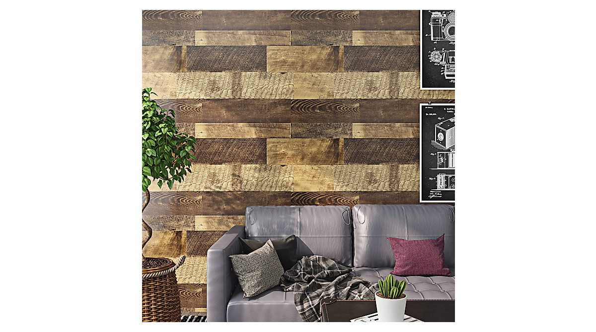 Livelynine Wood Contact Paper 15.8x394 Waterproof Peel & Stick Vinyl