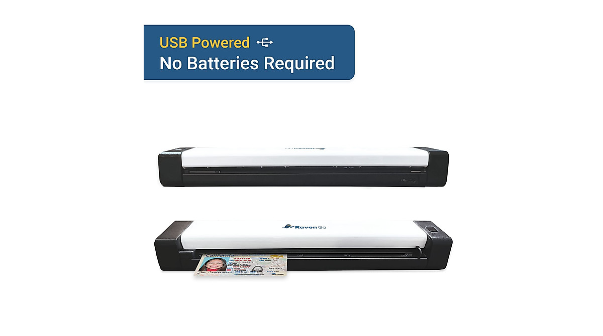 Raven Go Portable Document Scanner for PC & Mac | Quick & Mobile