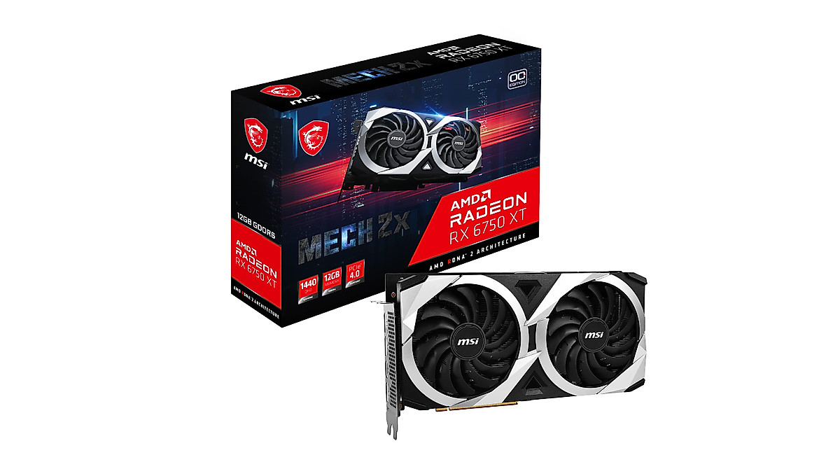 MSI RX 6750 XT Graphics Card - 12GB GDDR6 Performance