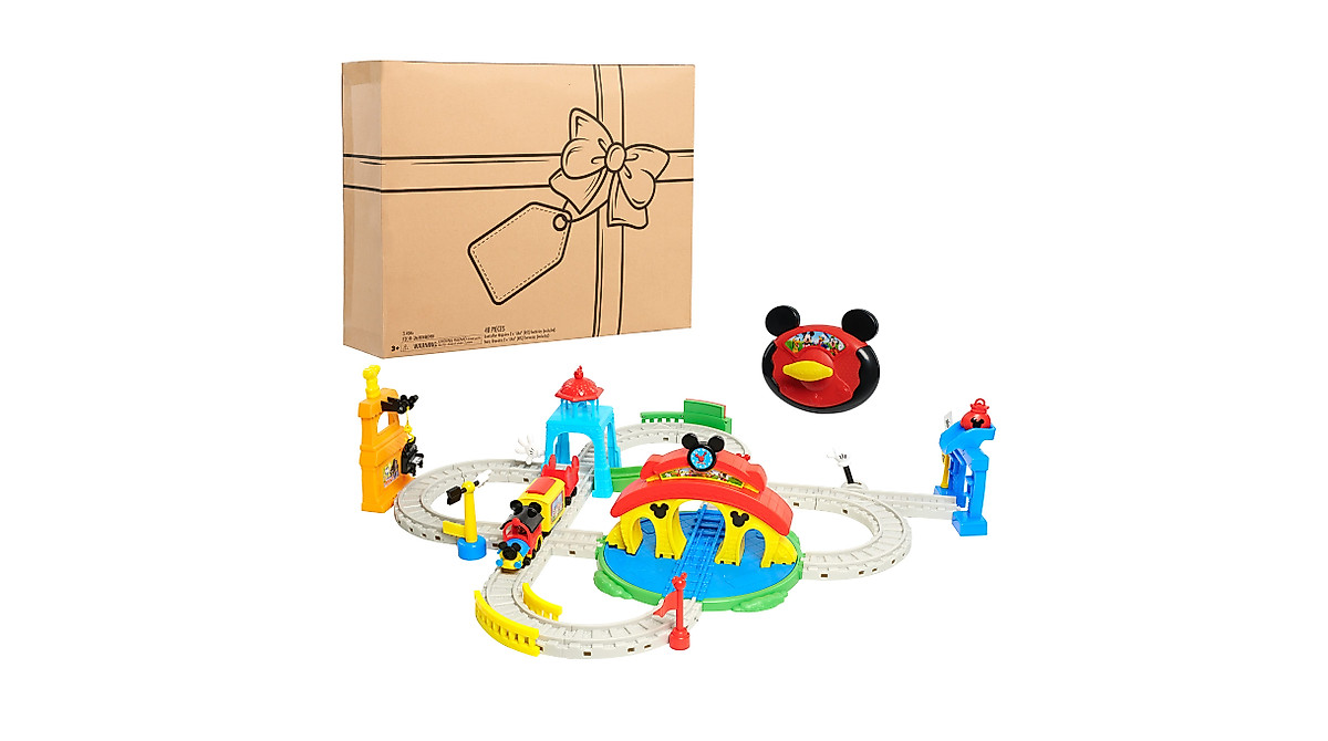 Disney Junior Mickey Mouse Track Set - Remote Control Train