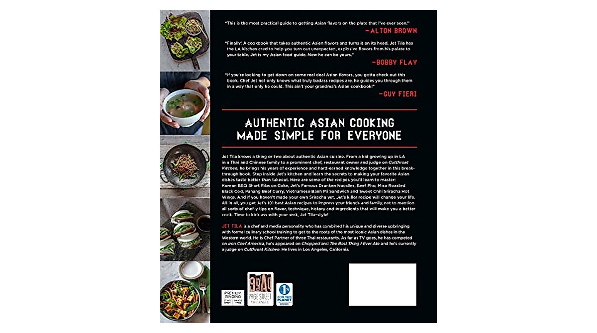 101 Asian Dishes Cookbook by Jet Tila Authentic Asian Recipes