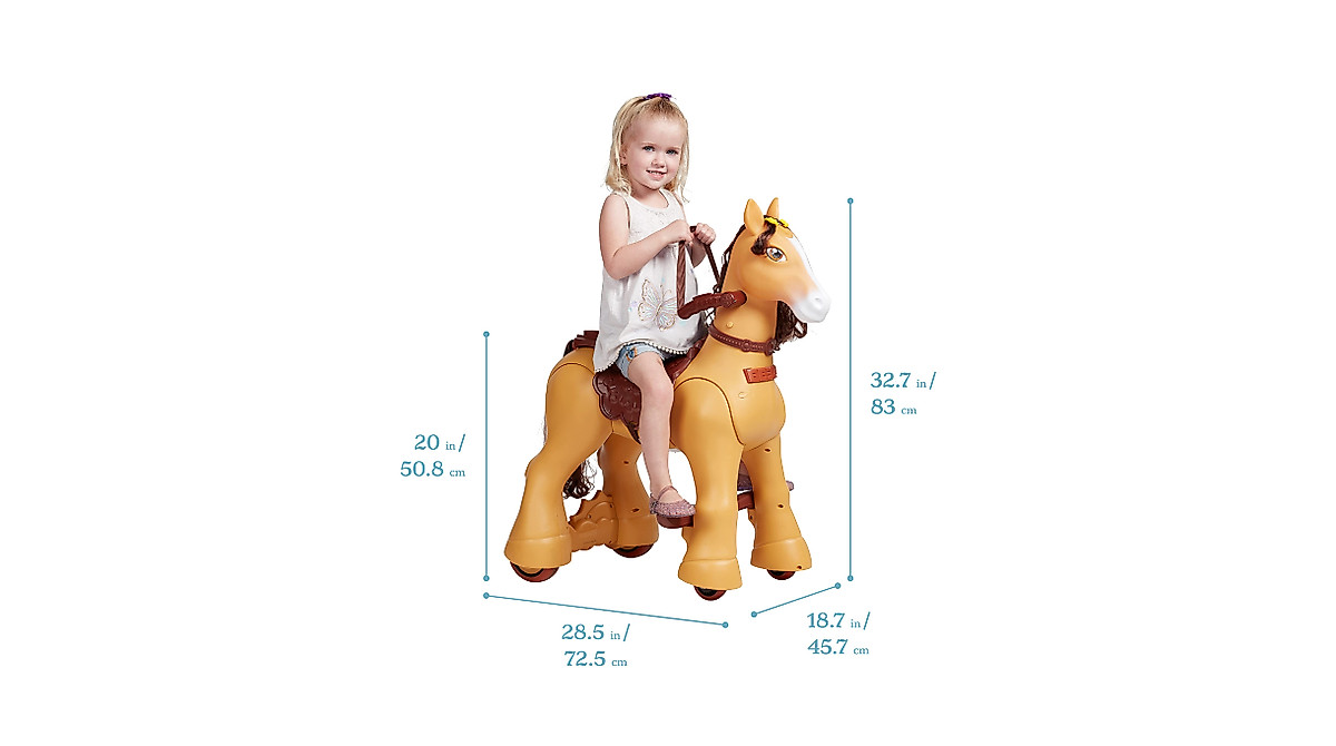 ECR4Kids My Wild Pony Ride-On Horse for Kids - Battery Powered Fun