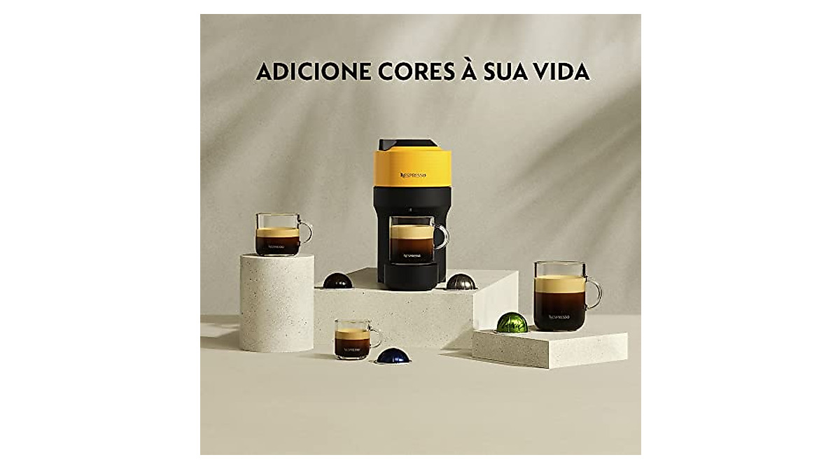 Nespresso Vertuo Pop Pacific Blue Coffee Maker - Easy & Vibrant Brewing