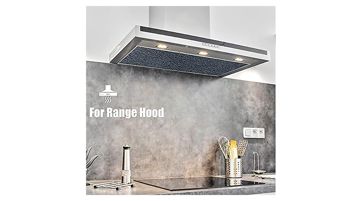 STEELSOFT 3/8'' Activated Carbon Air Filter - Cut To Size Odor Absorbing