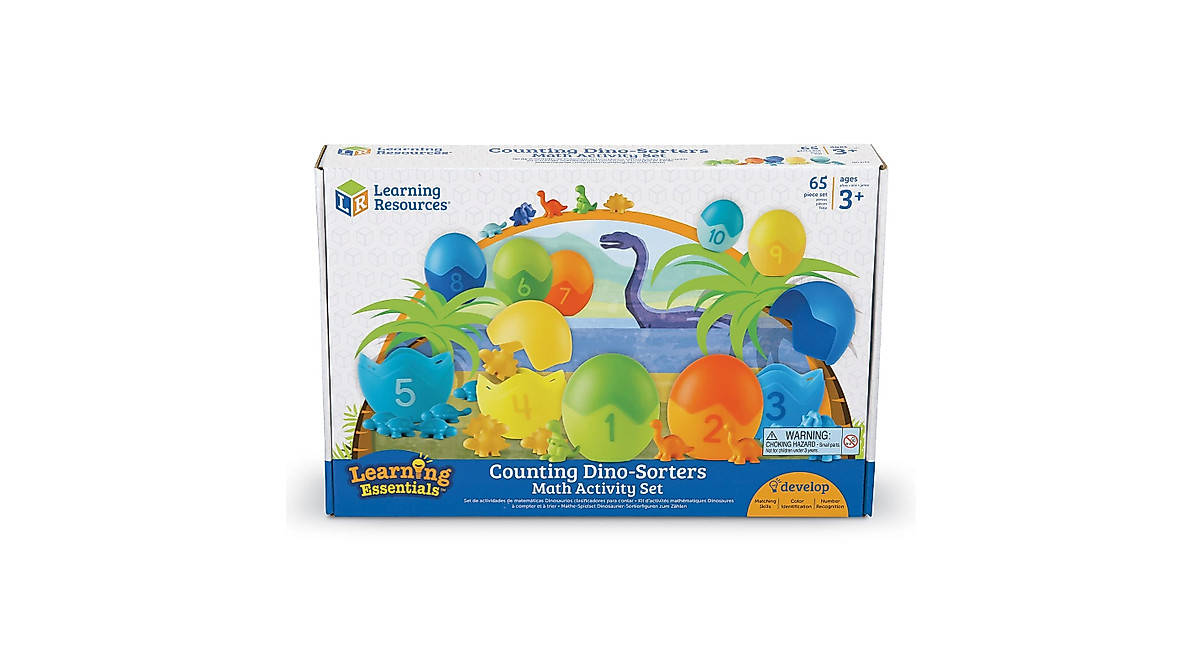 Counting Dino-Sorters Math Activity Set for Kids | Learning Resources