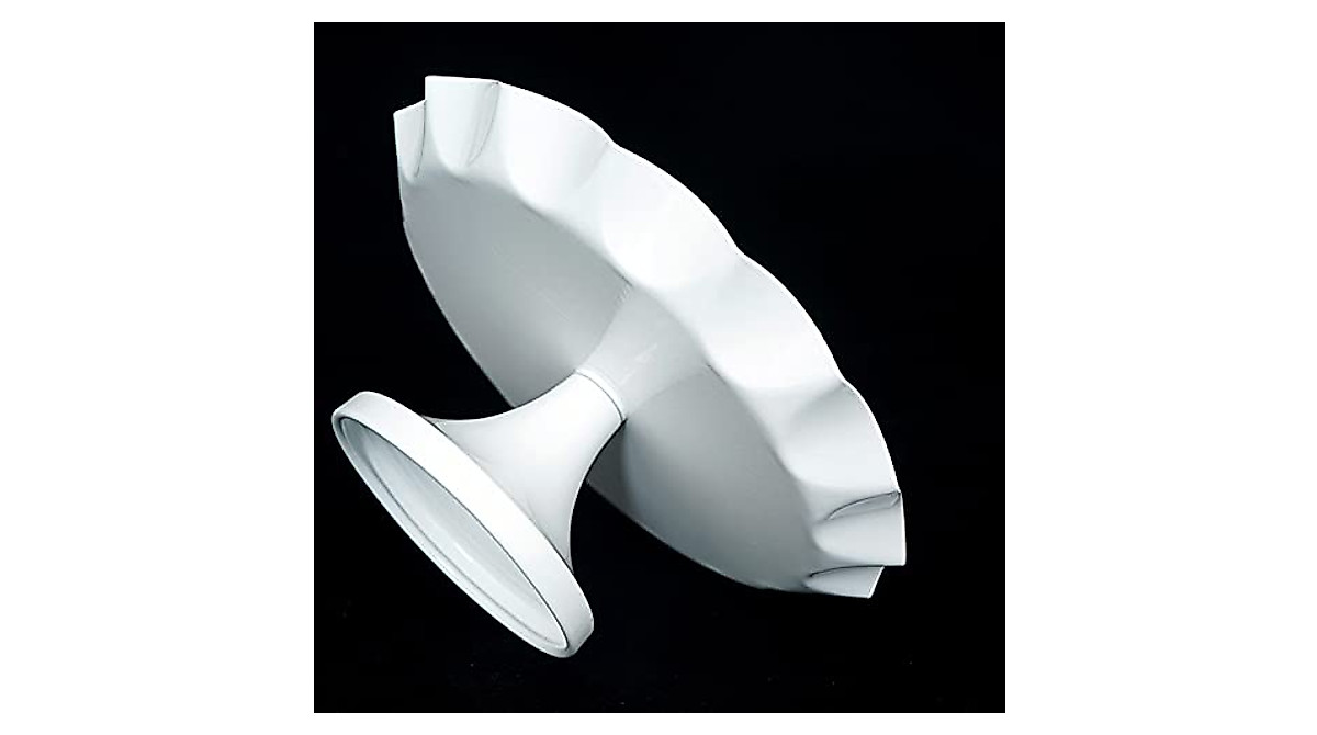 Elegant 3-Piece Wave Rim Cake Stand Set