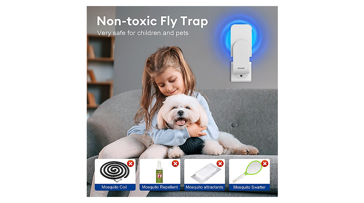 Effective 2 Pack Indoor Fly Trap - Safe & Stylish Design