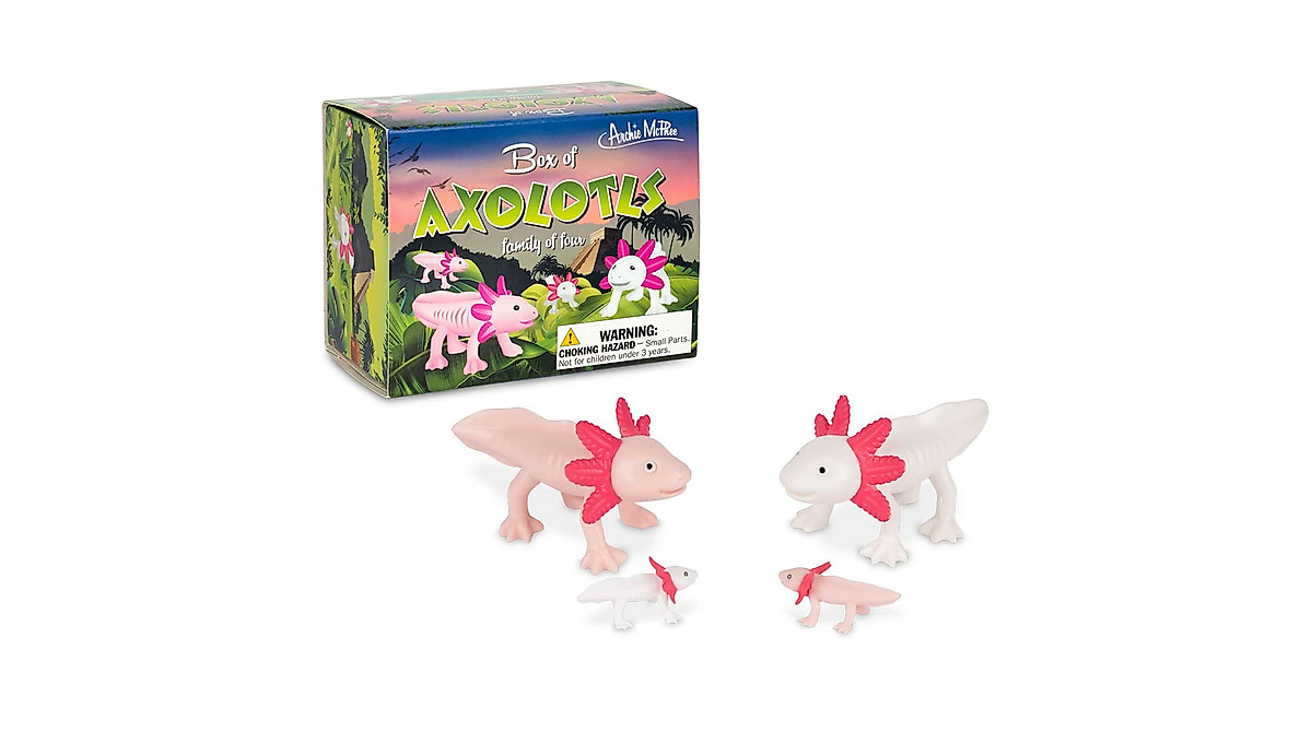 Accoutrements Axolotl Family Box - Cute Vinyl Collectible
