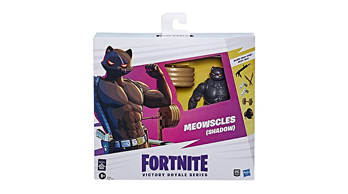 Fortnite Meowscles Shadow Deluxe Action Figure - Collectible & Articulated