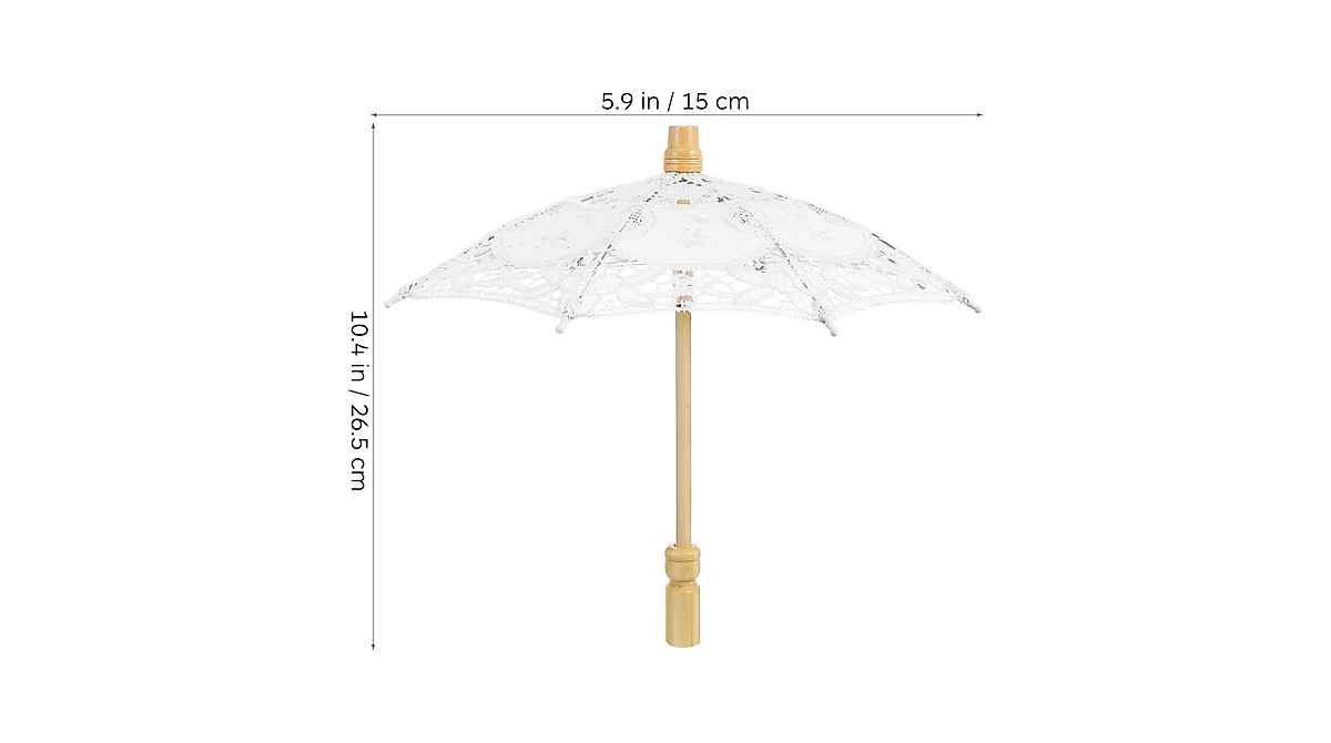 Mini Lace Parasol Umbrella for Vintage Weddings