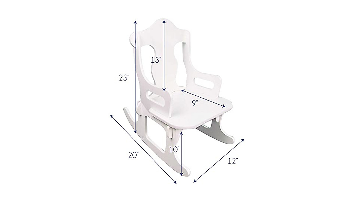 Personalized Butterfly Puzzle Rocking Chair for Kids