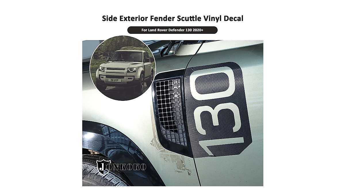 Land Rover Defender Vinyl Decal - Custom Car Stickers, Easy Peel & Stick