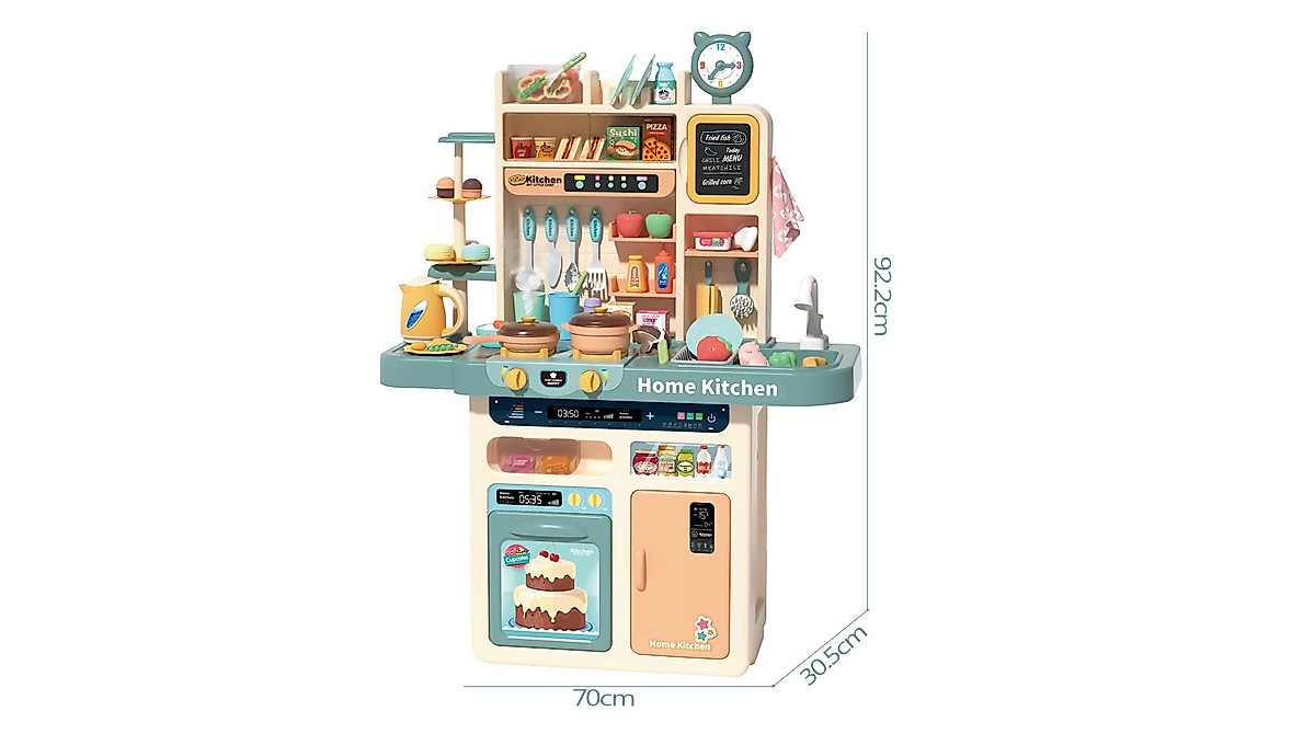 DeAO Happy Little Chef Cuisine PlaySet Avec Lumière, Sons Et Caract Deau Comprend 33 Accessoires Amz B06xrgqs5g
