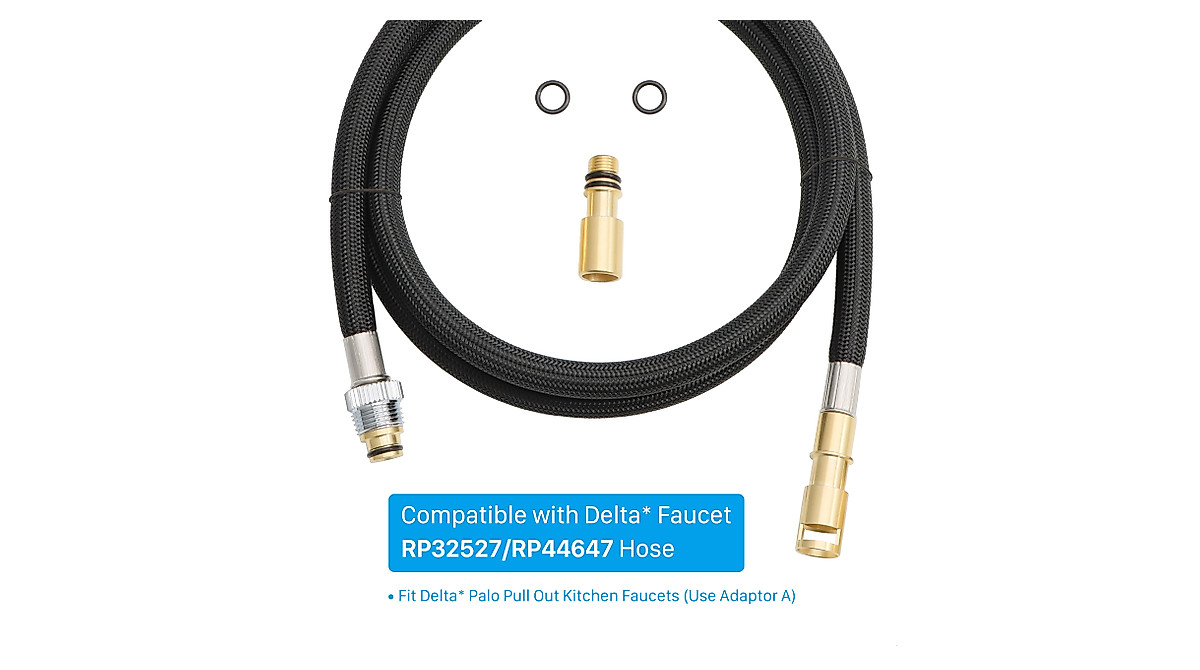 Awelife 59-inch Hose for Delta Pull-Down & Pull-Out Faucets