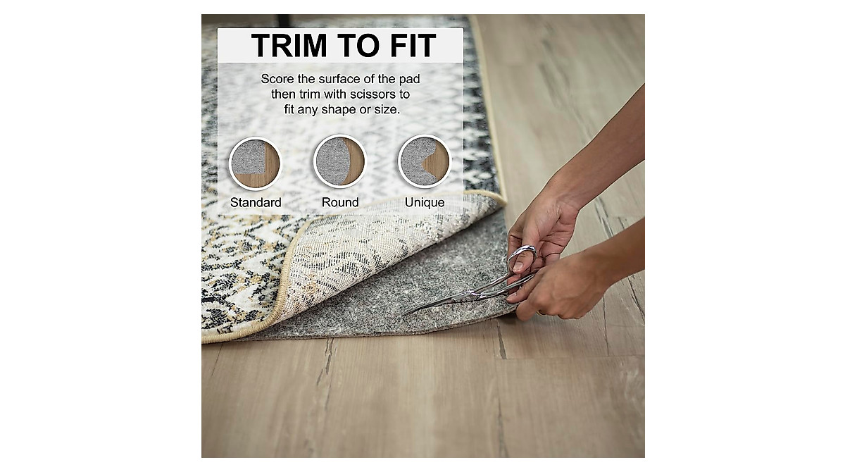 Mohawk Home Non Slip Rug Pad 3x12 | Safe for All Floors