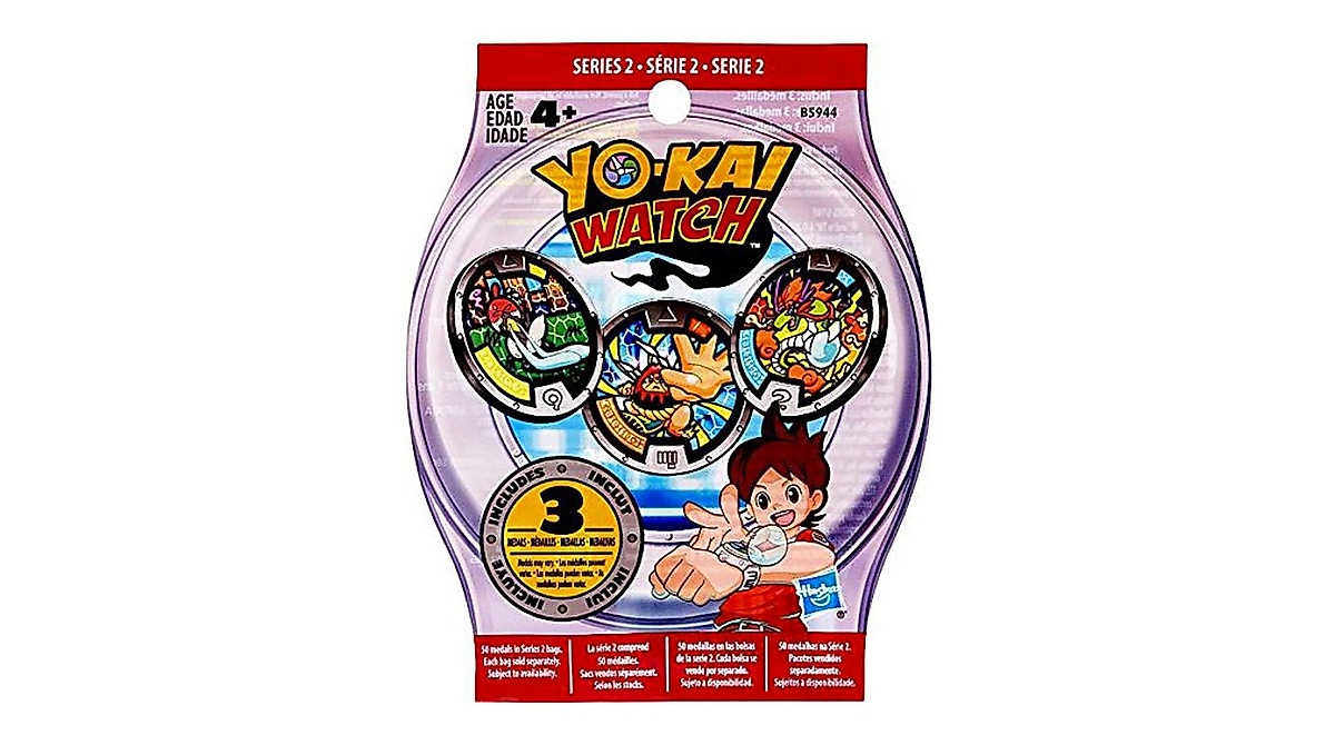 Yo-Kai Series 2 Medals - 72 Random Medals in Blind Bags
