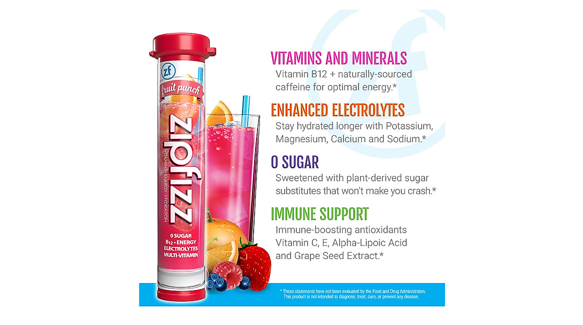 Zipfizz Energy Drink Mix - Hydrate & Energize Your Day